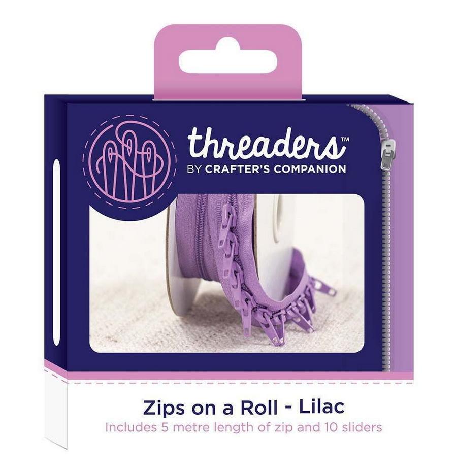 Threaders Zips on a Roll - Lilac