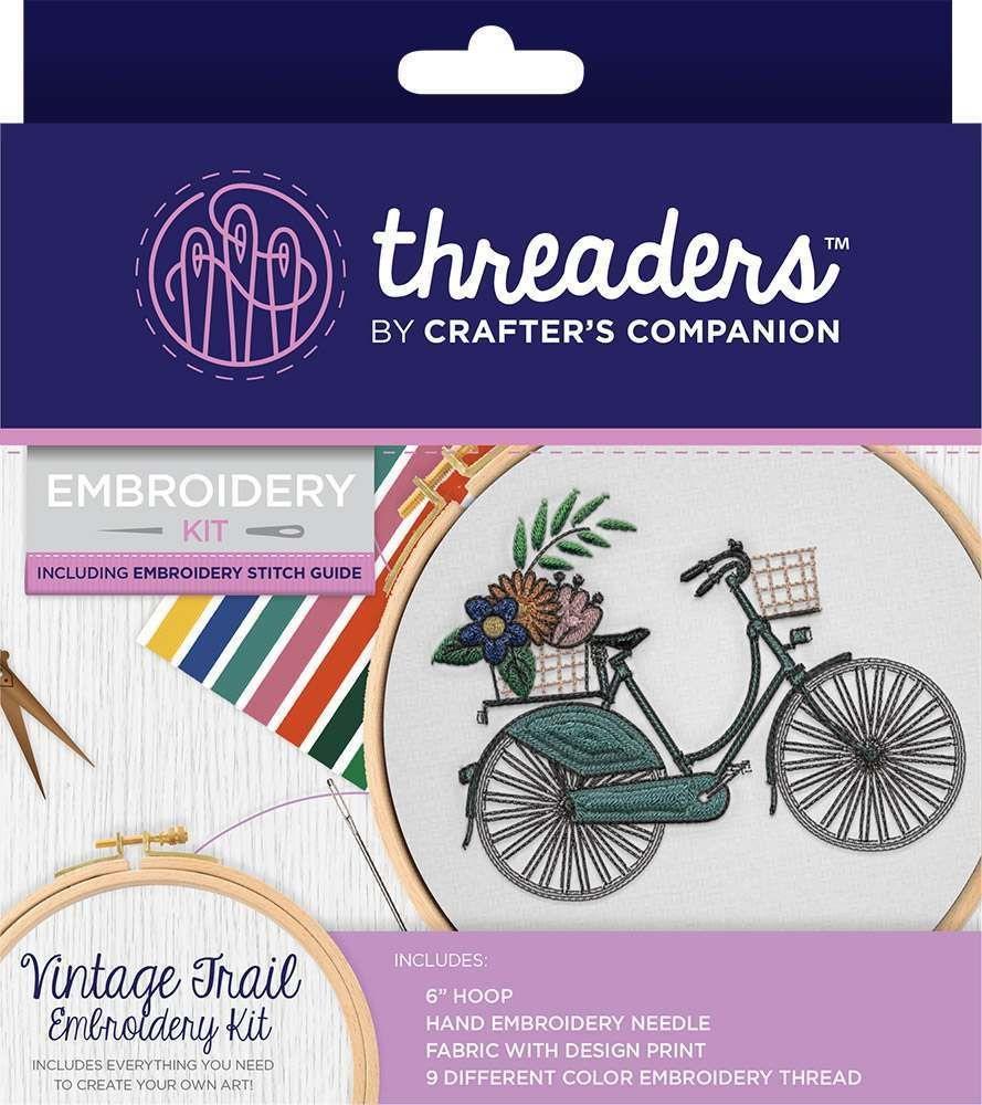 Threaders Embroidery Kit - Vintage Trail
