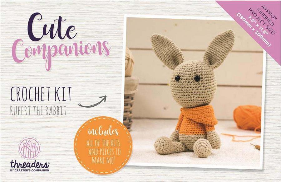 Threaders Cute Companions Crochet Kit - Rupert the Rabbit
