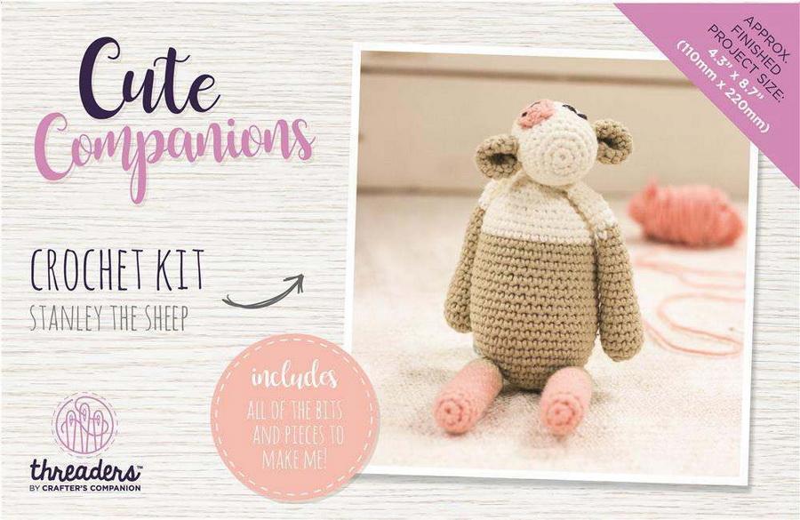 Threaders Cute Companions Crochet Kit - Stanley the Sheep