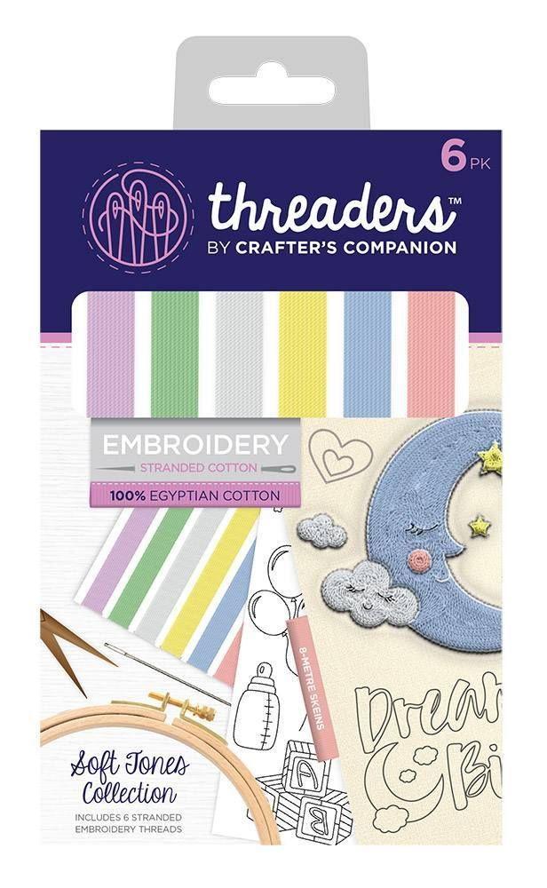 Threaders Embroidery Stranded Cotton - Soft Tones Collection