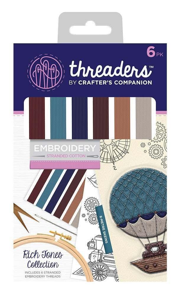Threaders Embroidery Stranded Cotton - Rich Tones Collection