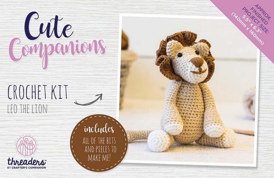 Threaders Cute Companions Crochet Kit - Leo the Lion
