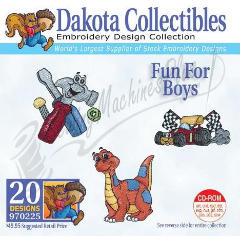 Dakota Collectibles Fun For Boys Embroidery Designs - 970225