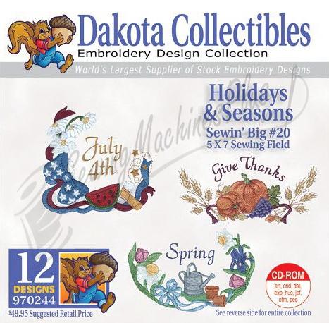 Dakota Collectibles Holidays & Seasons Embroidery Designs - 970244