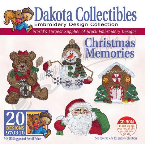 Dakota Collectibles Christmas Memories Embroidery Designs - 970310