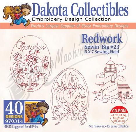 Dakota Collectibles Redwork Embroidery Designs - 970314