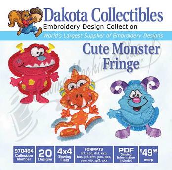Dakota Collectibles Cute Monsters Fringe 970464