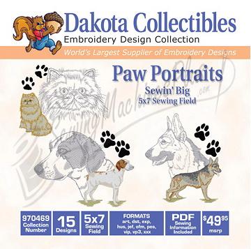 Dakota Collectibles Paw Potraits 970469