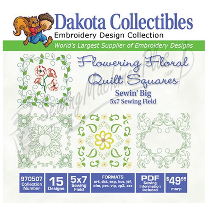 Dakota Collectibles Quilt Square 15 5x7 (970507)