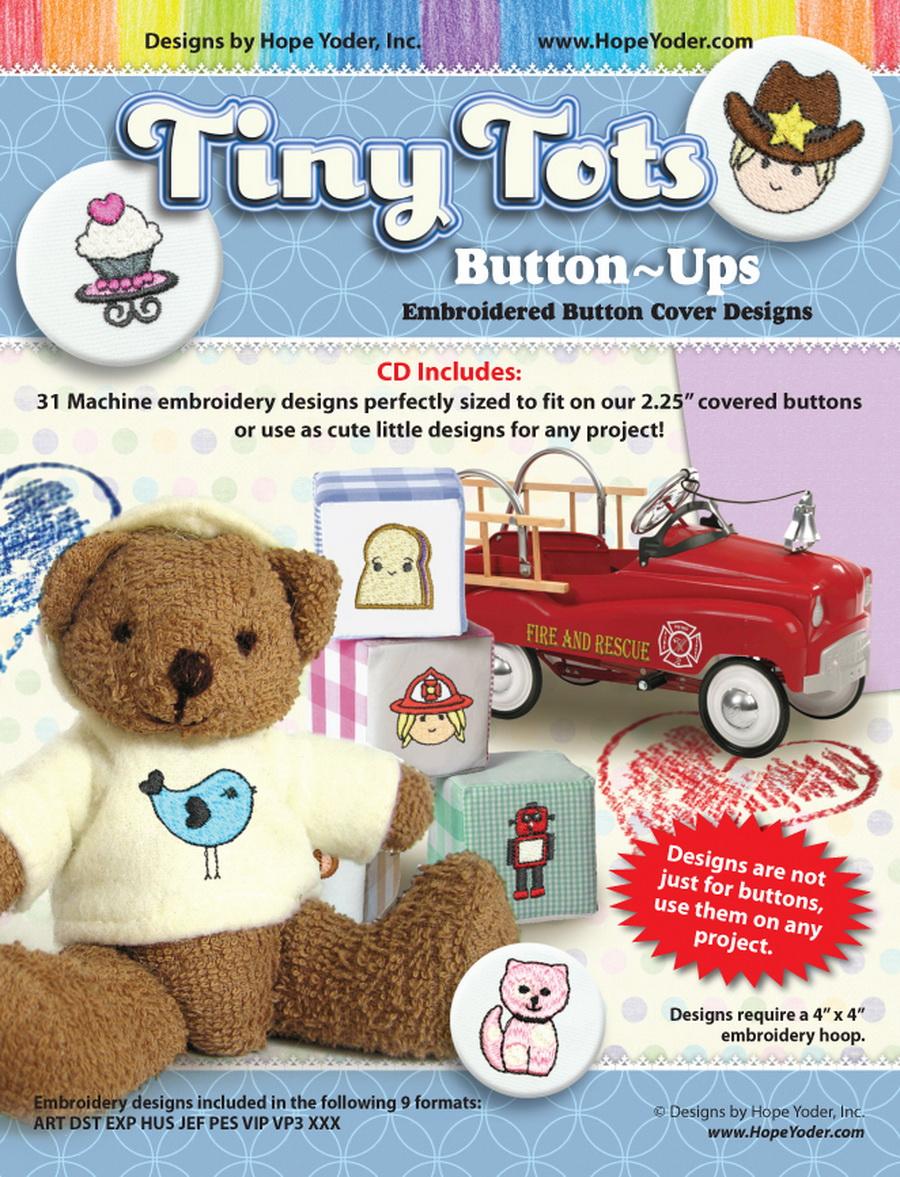 Button~Ups Tiny Tots Embroidery CD - Designs by Hope Yoder