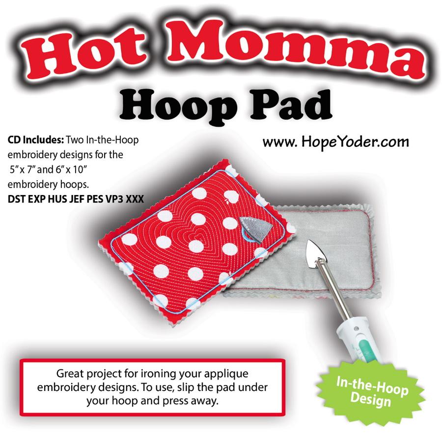 Hot Mama Hoop Pad Embroidery CD - Designs by Hope Yoder