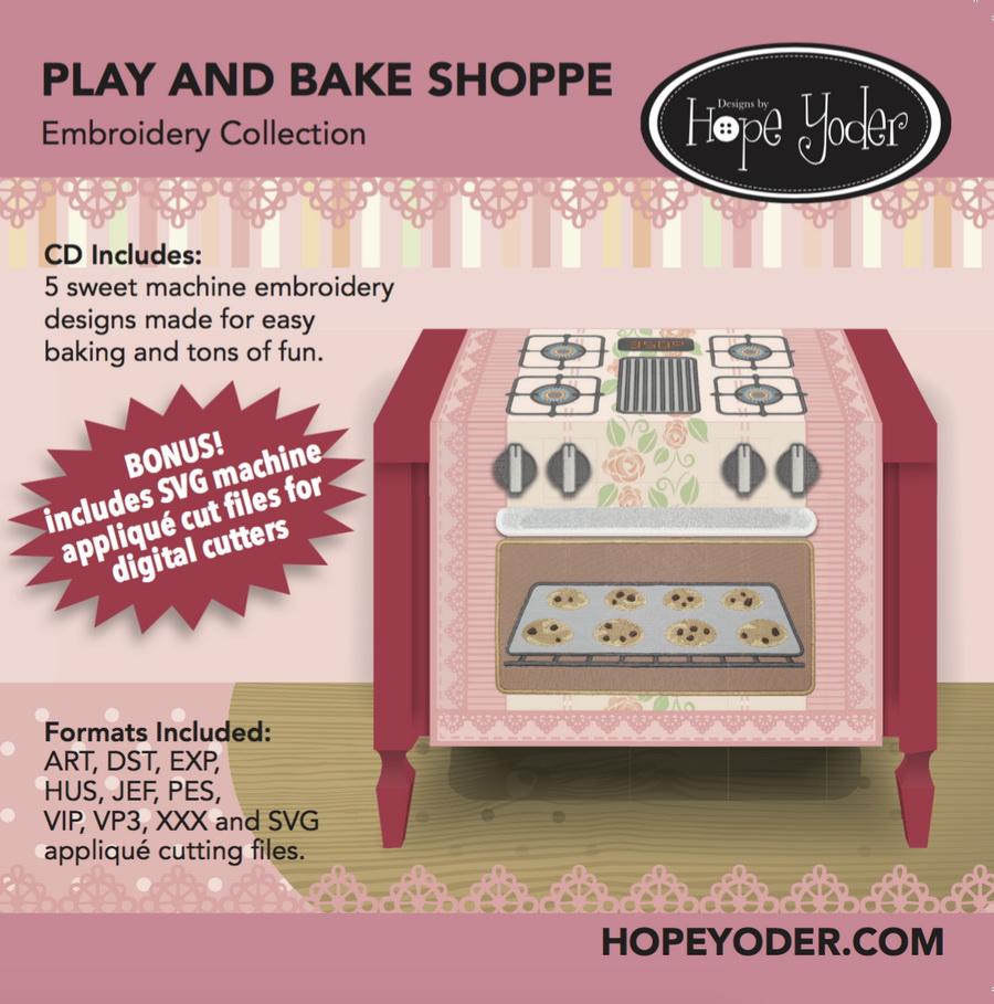 Play n Bake Shop Embroidery CD - Designs by Hope Yoder