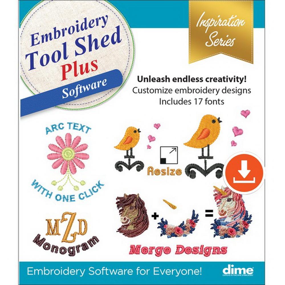 DIME Embroidery Tool Shed PLUS Software