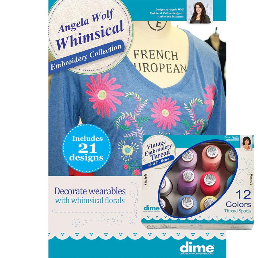 DIME Angela Wolf - Whimsical Embroidery Collection Bundle