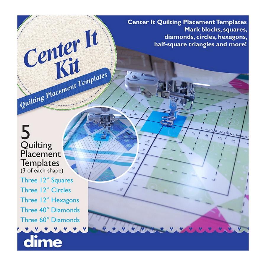 DIME Center It - Quilting Templates 15pk