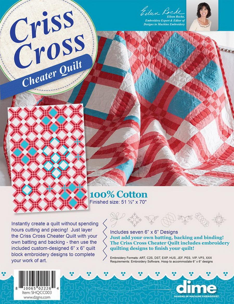 DIME - Criss Cross Cheater Quilt