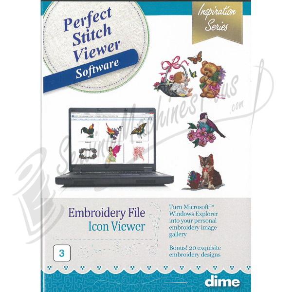 DIME Designs in Machine Embroidery Perfect Stitch Viewer Software