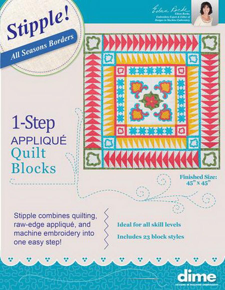 Stipple! All Seasons Borders Designs in Machine Embroidery