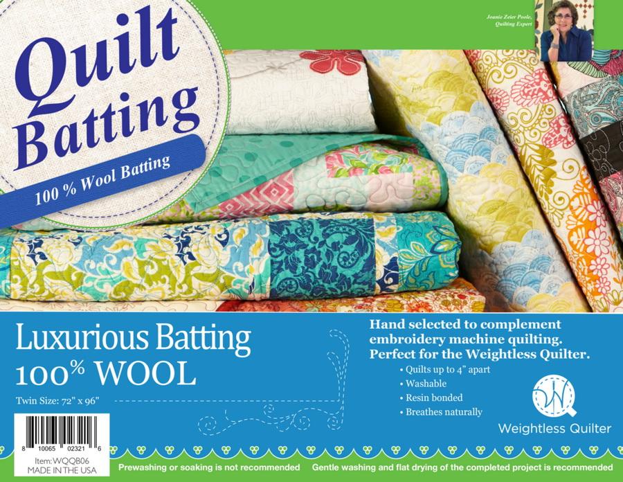 DIME - Twin Quilt Batting: 100% Wool