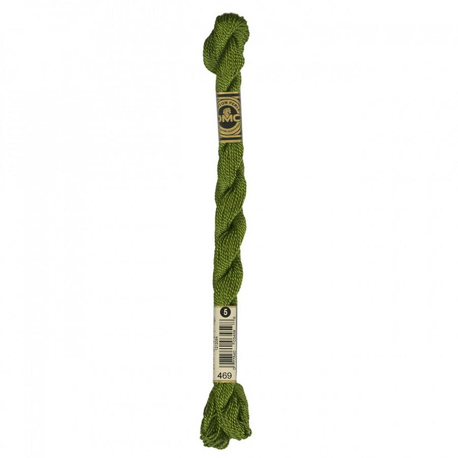 DMC Pearl Cotton Skein Size 5 Avocado Green