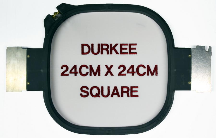 Durkee 24CM x 24CM (9 in. x 9 in.) Square Traditional Embroidery Hoop - Compatible with Many Machines
