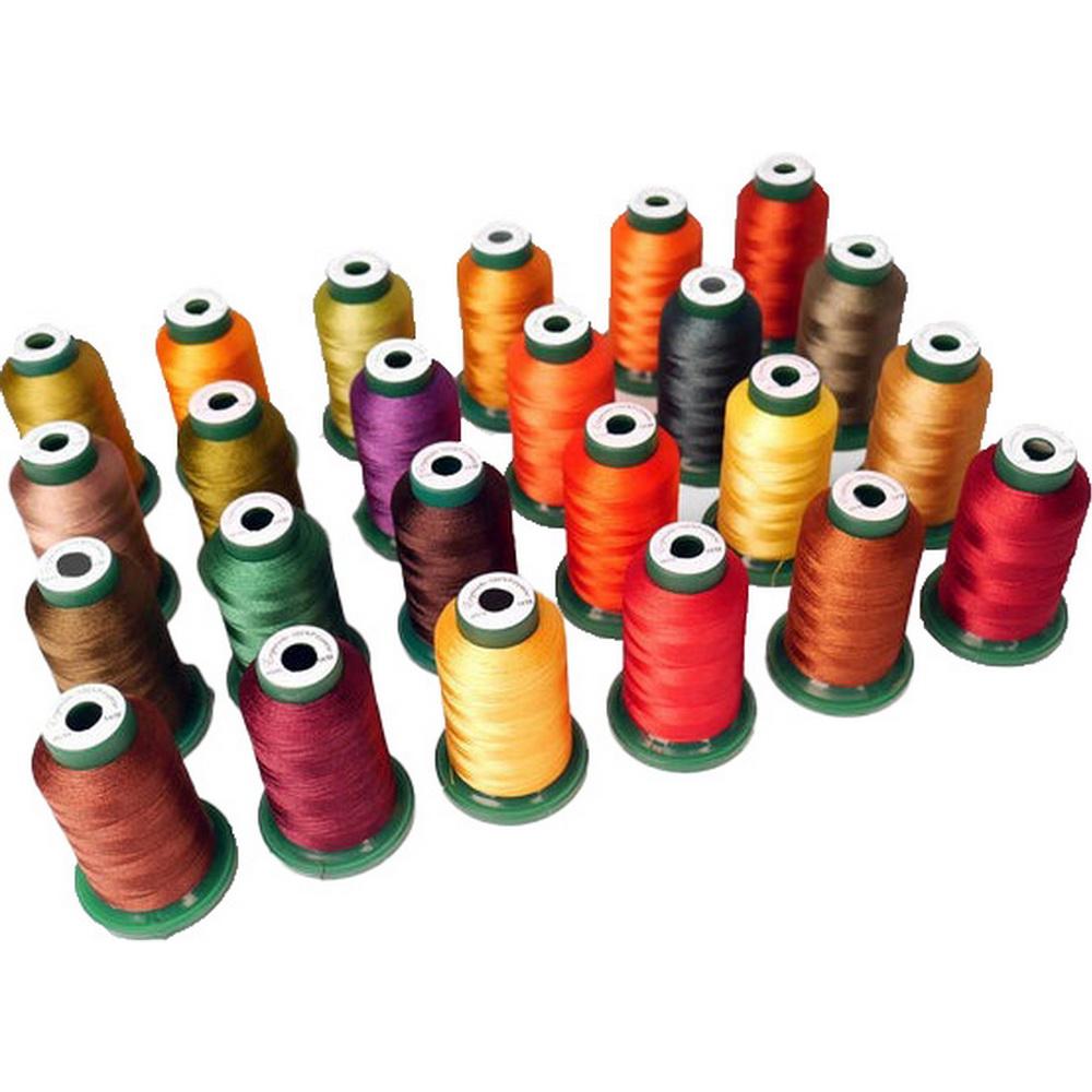 DIME Exquisite Embroidery Thread Kit Autumn- 24 pack 1000M 40wt