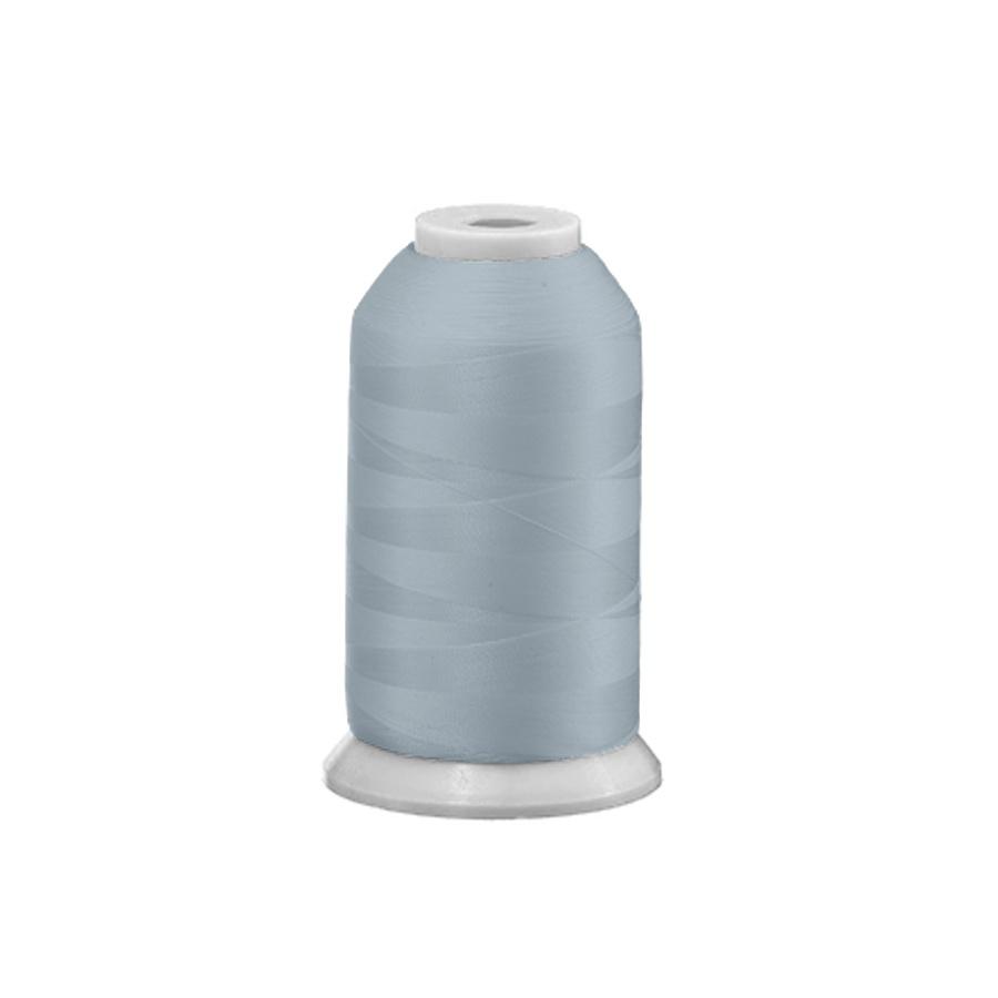 Exquisite Polyester Embroidery Thread - 107 Light Silver 1000M Spool