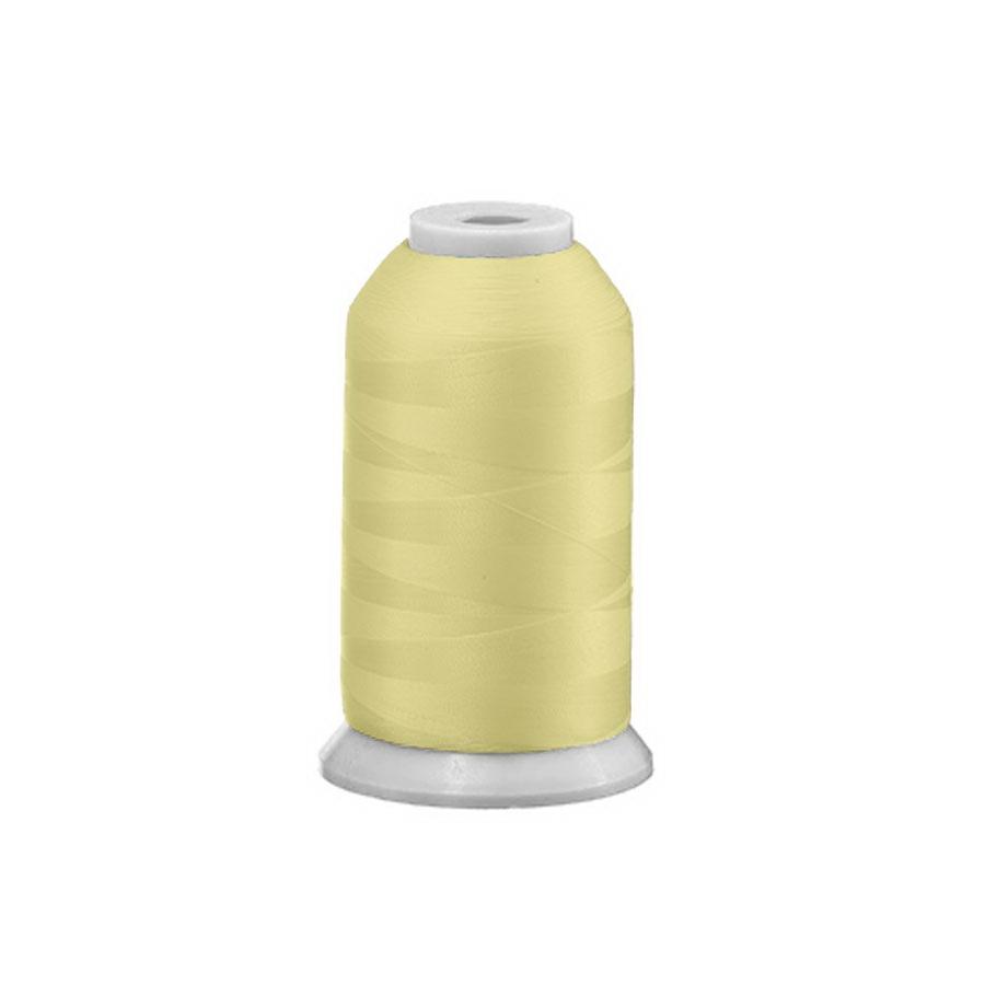 Exquisite Polyester Embroidery Thread - 613 Yellow Chiffon 1000M Spool