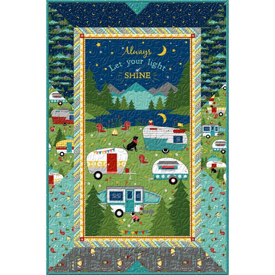 Gone Glamping Fabric Quilt Kit