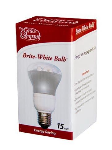 Grace Brite-White Bulb 15W  low-heat true-color extra long life