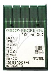 Groz-Beckert Needles Size 100/16 (16x257) 10pk