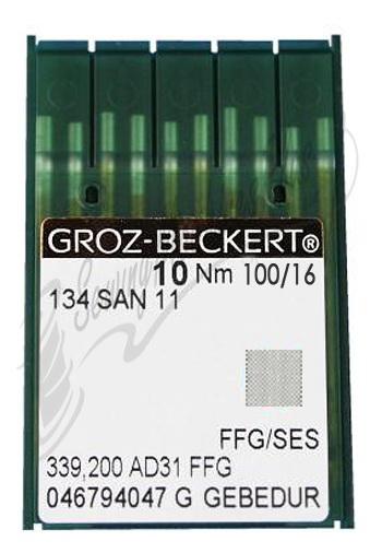 Groz Beckert 134 SAN 11 Long-Arm Needles for 18x8 and Tin Lizzie 100/16 10pk