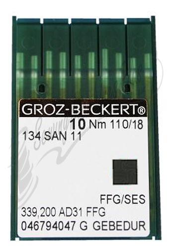 Groz Beckert 134 SAN 11 Long-Arm Needles for 18x8 and Tin Lizzie 110/18 10pk