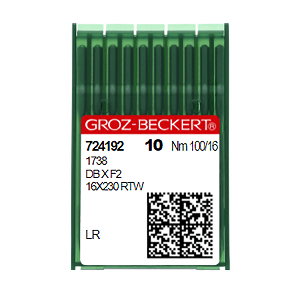 Groz-Beckert Needles 1738LR/DBx1LR/16X230RTW/DBXF2 Size 100/16 (724192)