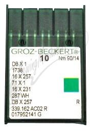 Groz-Beckert Needles Size 90/14  (16x257) 10pk