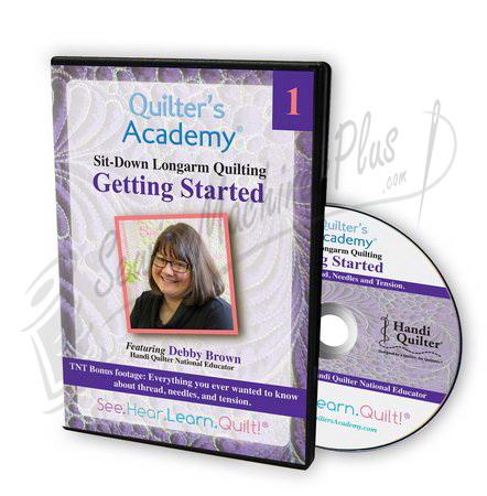 Sit-Down Longarm Quilting Featuring Debby Brown - Vol. 1 Getting Started DVD