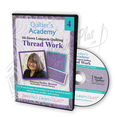 Sit-Down Longarm Quilting Featuring Debby Brown - Vol. 4 Thread Work DVD