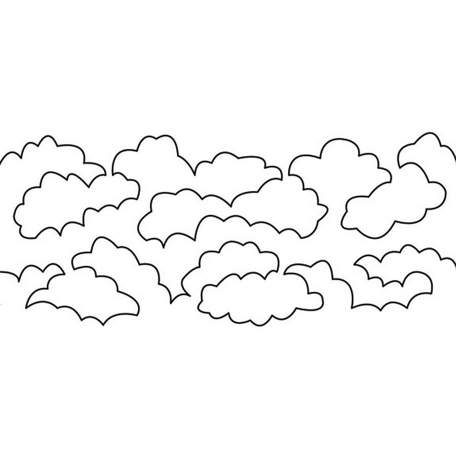 Groovy Board - 10in. Lofty Clouds Quilting Template