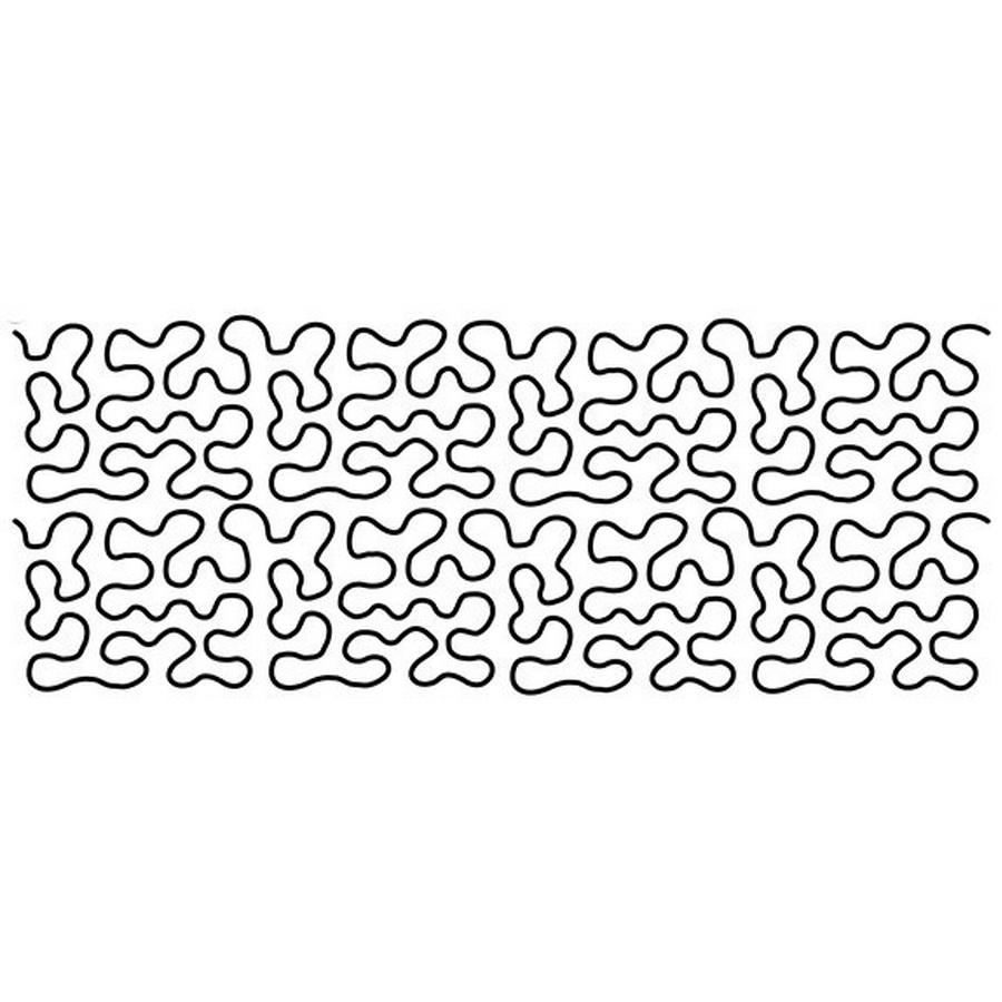 Groovy Board - 10in. Simply Stipple Quilting Template