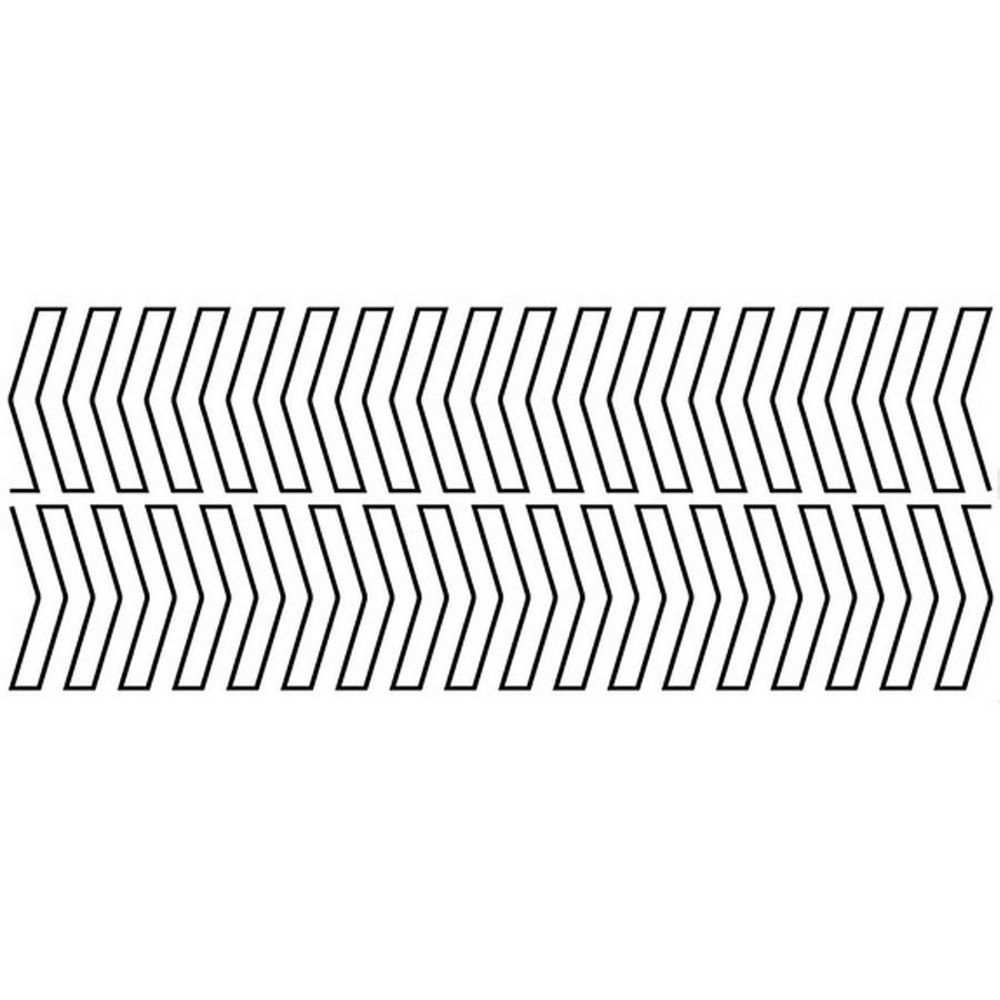 Groovy Board - 10in. Stripes Left Template