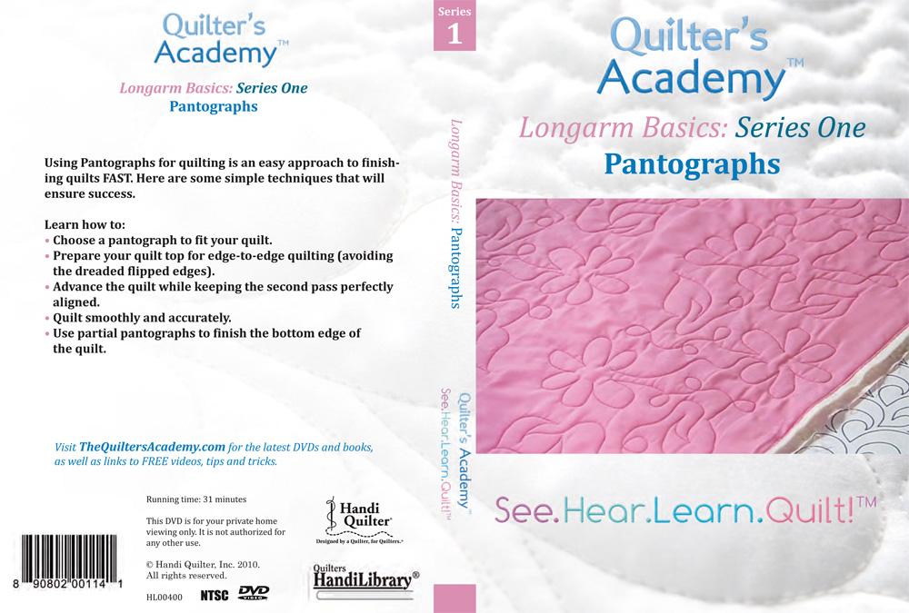 Handi Quilter Longarm Basics: Pantographs (DVD)