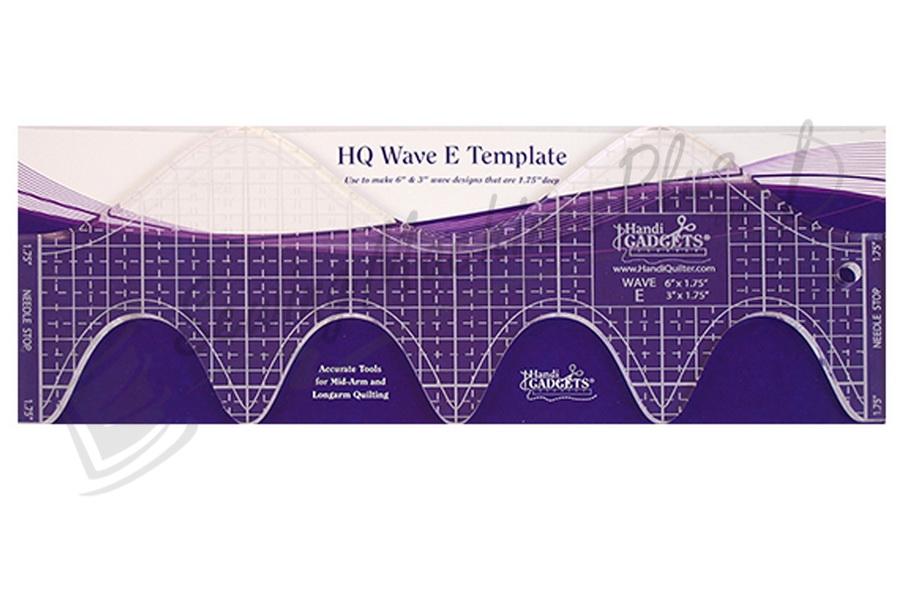 Handi Quilter Wave E 6"&3"  Ruler - HQ00612