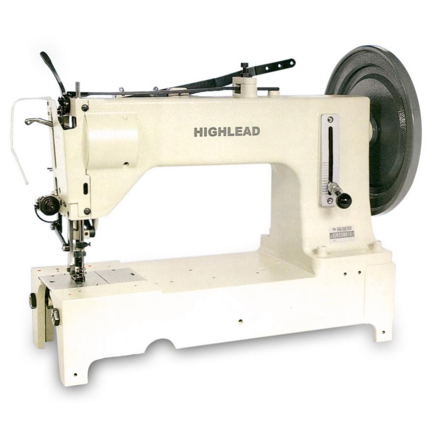 Highlead GA1398-1-2RA Industrial Sewing Machine with Assembled Table and Servo Motor
