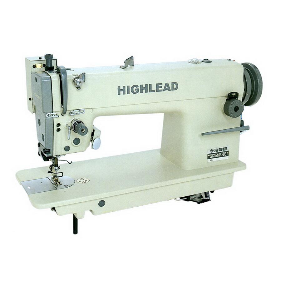 Highlead GC0518, GC0518-H, GC0518-MC, GC0518-MC-D, GC0518A-D3, GC0518-B, GC0518B-D3 Industrial Sewing Machine with Assembled Table and Servo Motor