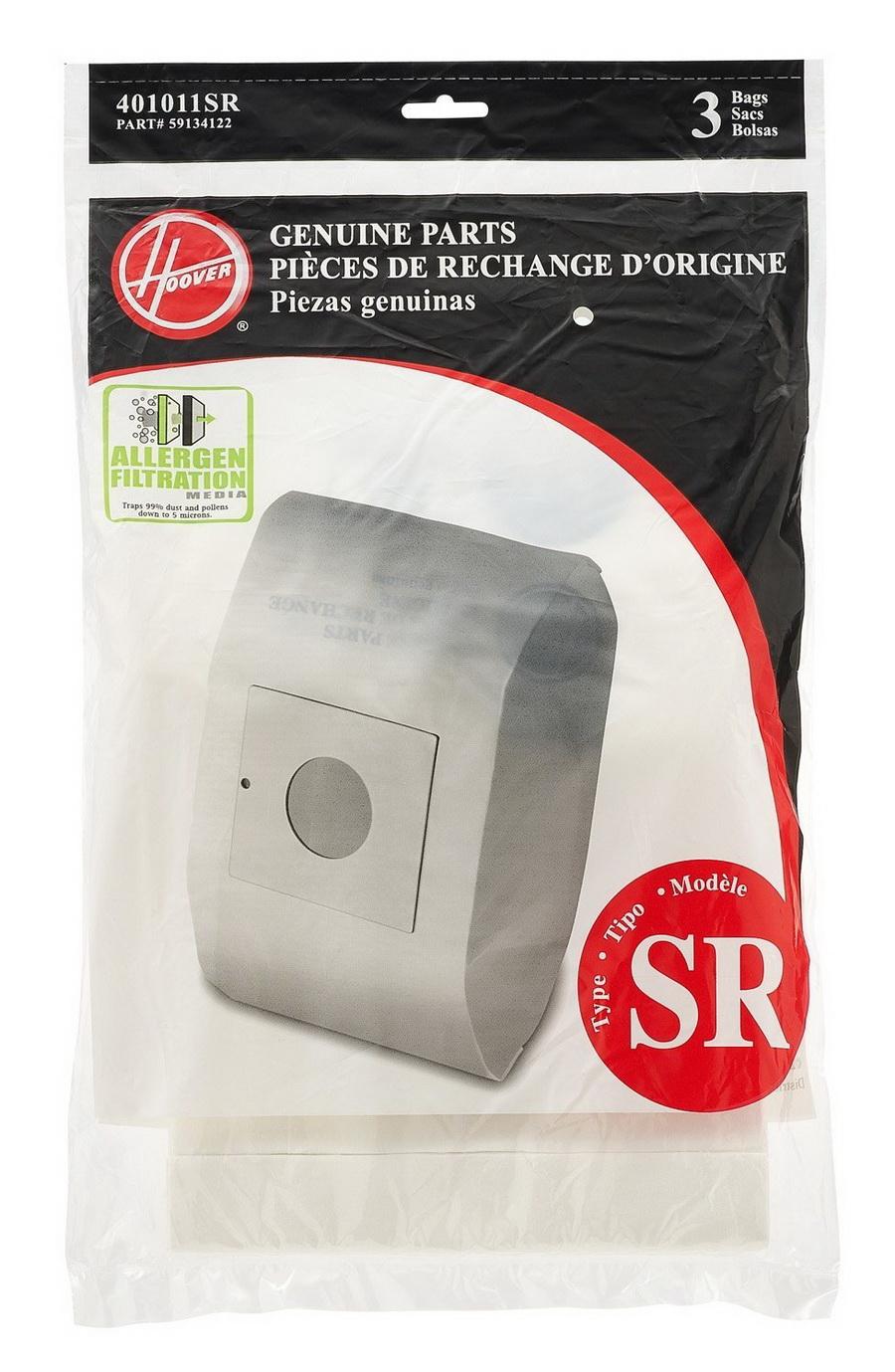 Hoover Allergen Filtration Bags, Type SR