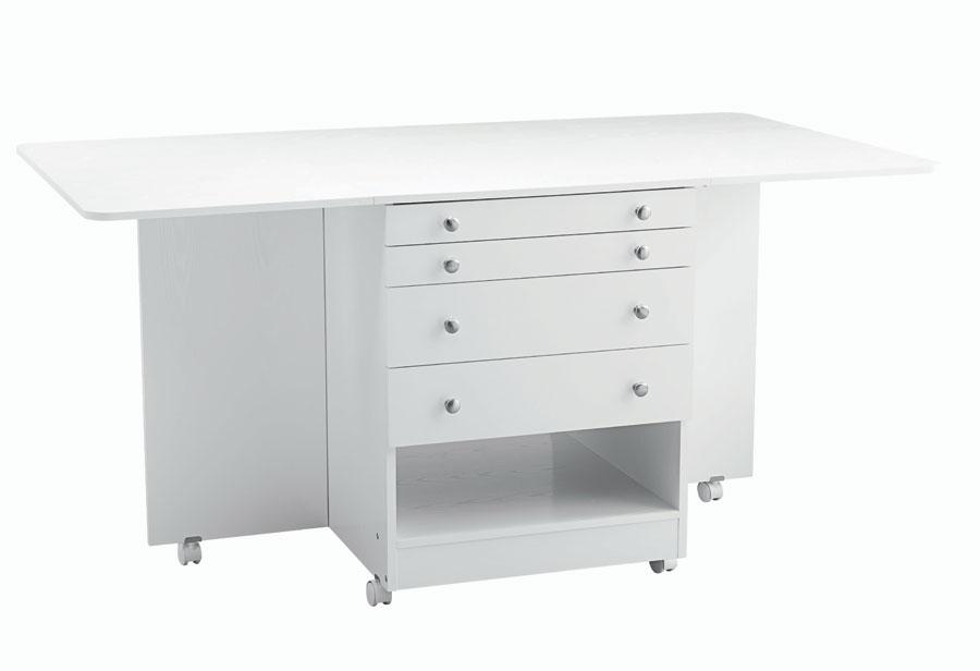 Inspira Combo Sewing/ Cutting Table - White