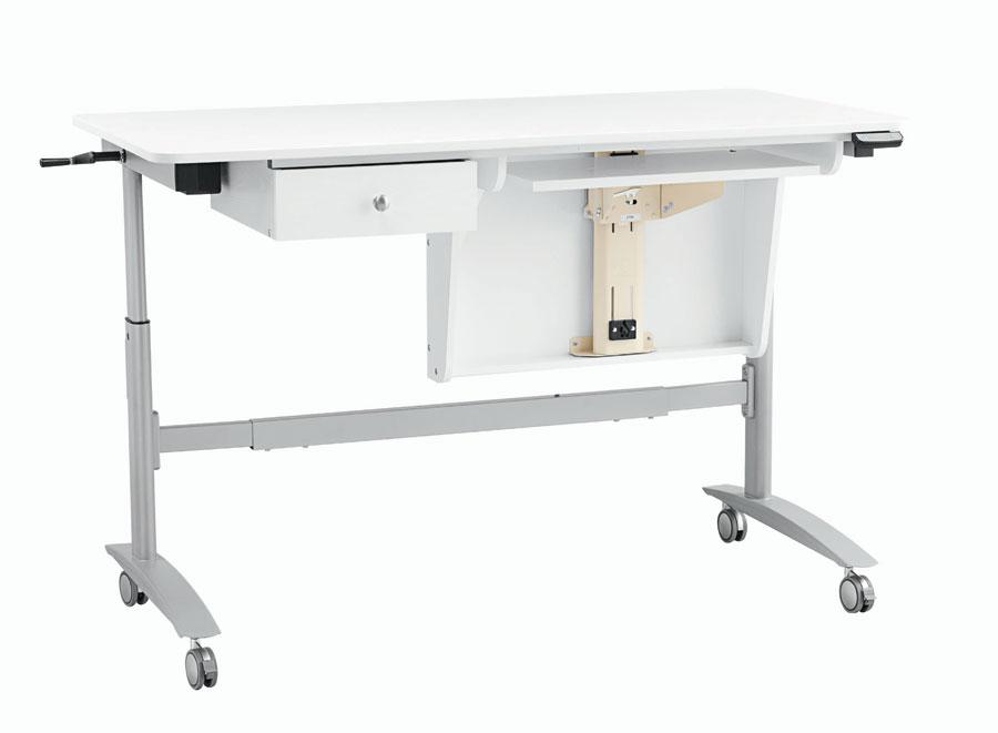 Inspira Electric Multi-Lift Sewing Table - White