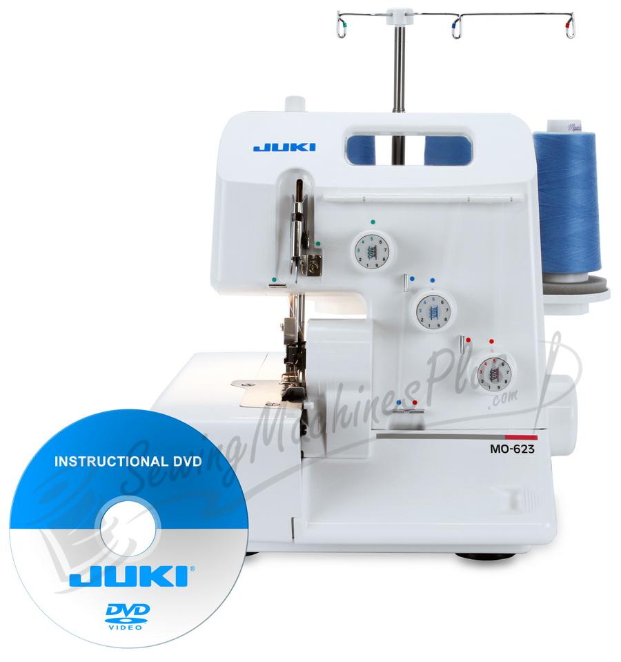 Juki Garnet Line MO-623 1-Needle, 2/3 Thread Serger w/ Instructional DVD