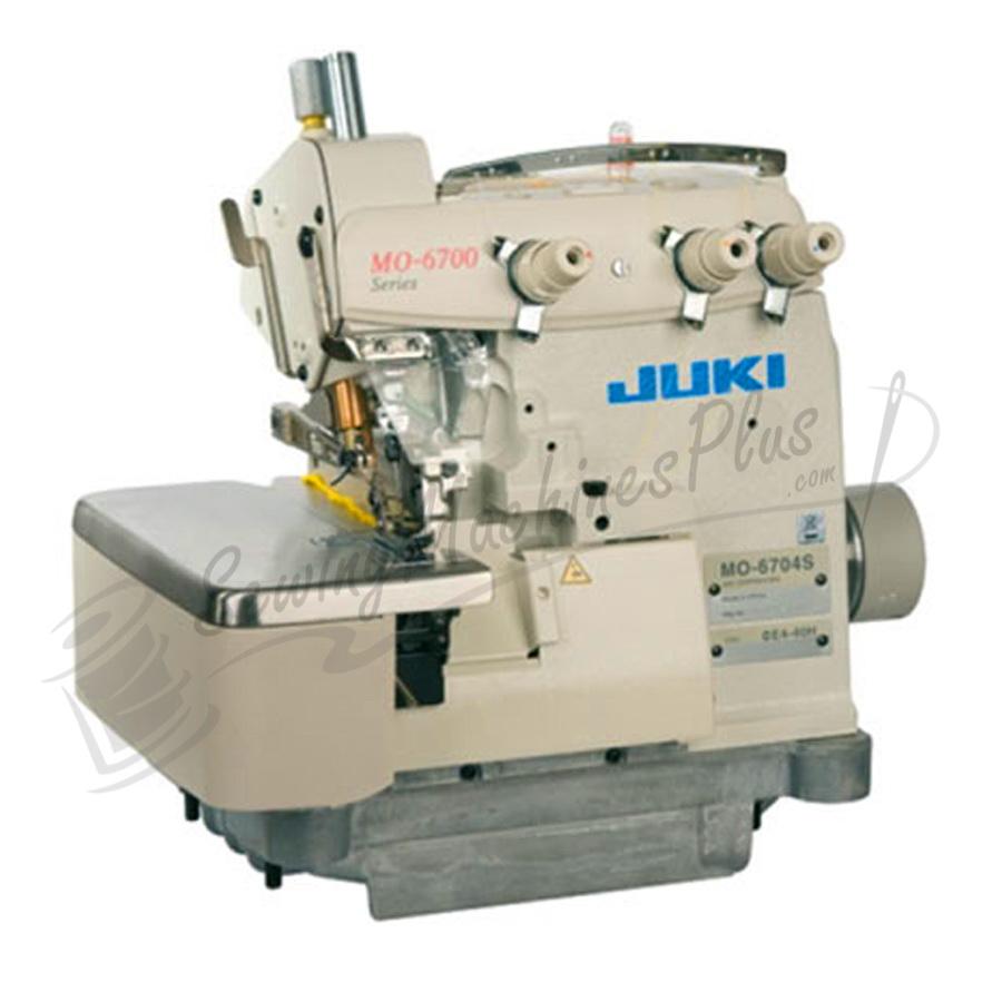 Juki MO-6704-150 Pearl 1.6mm Rolled Hem High-speed Overlock w/ Table & Motor
